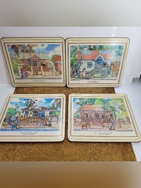 Pimpernel placemats with illustrations by the English-born artist Jill Walker.